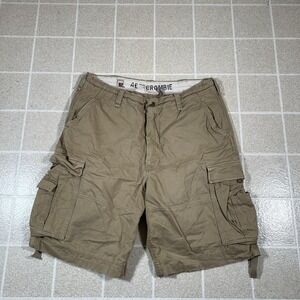 Vintage Y2K Abercrombie And Fitch Paratrooper Shorts Sz 36 Military Cargo Army